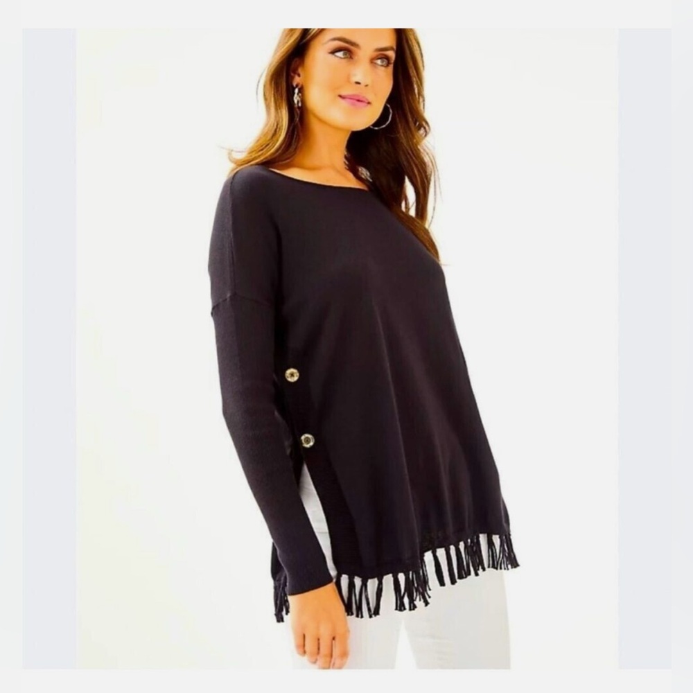LILLY PULITZER Ramona Fringe Sweater